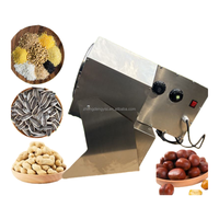Torréfacteur électrique portable en acier inoxydable 1500W - Machine à torréfier les grains de café, adapté aux noix, aux cacahuètes, aux noix de cajou, aux fèves de cacao