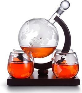 Decantador de Whisky de Vidrio de Alta Calidad, Diseño Moderno, Multiusos, Idea de Regalo - Product Image 4