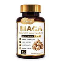 Complément de racine de maca 7-en-1 de haute qualité pour l'énergie, la performance et le soutien de l'humeur – Capsules Maca Plus