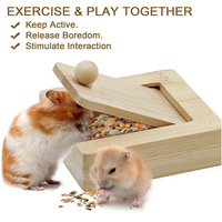 Jouets écologiques en bois pour oiseaux et perroquets, plateau à friandises en bambou, mangeoire éducative pour animaux