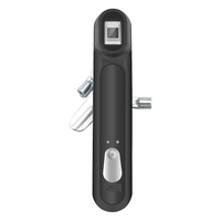 Serrure de porte d'armoire en acier avec lecteur d'empreintes digitales et de cartes IC pour salle IDC/serveur avec réseau RS485