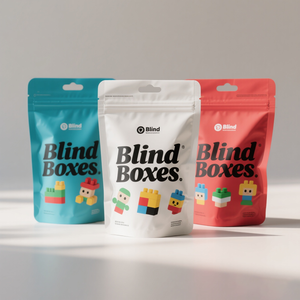 Mylar çantalar 3.5g koku geçirmez özel metalik kese oyuncak ambalaj gizem kör kutu çanta standı up fermuarlı kese - Product Image 4