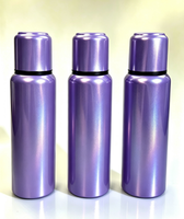 Pigment en paillettes d'aluminium violet holographique métallisé arc-en-ciel antique pour revêtement décoratif de flasques sous vide et thermos en acier inoxydable