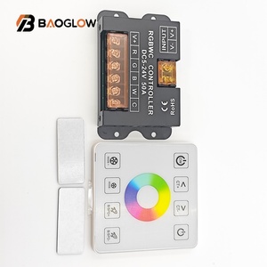 ไฟ LED แถบไร้สาย 8 ปุ่ม รุ่นใหม่ พร้อมคอนโทรลเลอร์ RGBCW 12V และ 24V  แบบ COB  สำหรับไฟ LED แถบ 12V  หลากหลายสีสัน - Product Image 1
