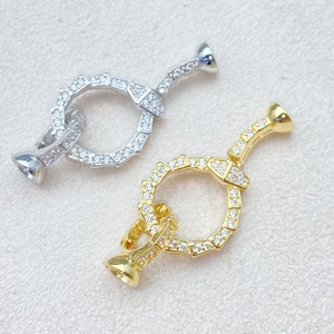 Collier chaîne en argent pur S925 fait main, à simple rangée, pour pull, accessoire de mode DIY, boucle à perles, modèle Wenchi 24811 - Product Image 3