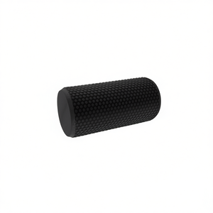 Solid Black 30x15cm EVA Yoga Column <b>Foam</b> <b>Rollers</b> for Effective Stretching and Exercise - Product Image 1