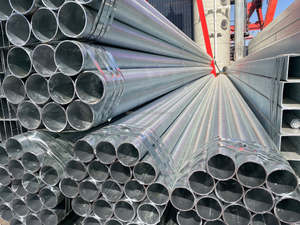 Tuyau en acier galvanisé de haute qualité Astm A36 1,5 pouce Bs1139 En39 48,3 mm 38 mm de diamètre extérieur, tuyau d'échafaudage galvanisé - Product Image 2