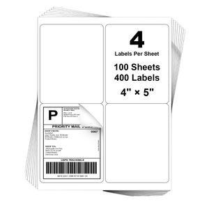 Recyclable Premium A4 Blank <b>Waterproof</b> Self Adhesive Matte White Vinyl Paper Sheet Sticker <b>Label</b> Paper Shipping <b>Labels</b> - Product Image 2