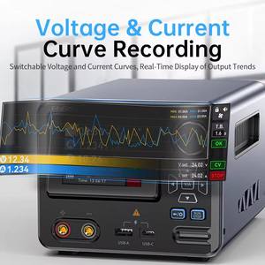 FNIRSI IPS3608 Instelbare DC Voeding 36V 8A 285W Laboratoriumvoeding Spannings- en Stroomregelaar USB Type-C Interface - Product Image 4
