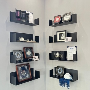 Kinno Moderne Minimaliste Ferronnerie Étagère Murale Étagères <span class=keywords><strong>De</strong></span> <span class=keywords><strong>Rangement</strong></span> À Une Rangée Pour <span class=keywords><strong>Chambre</strong></span> Canapé TV Mur Armoires <span class=keywords><strong>De</strong></span> Salon - Product Image 4