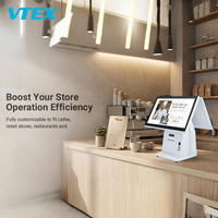 Kioscos de Pago de 15.6 Pulgadas con Procesador Core I5/I7, Pantalla Dual de Alta Definición, Impresora Térmica Opcional, Terminal POS con Batería UPS Integrada