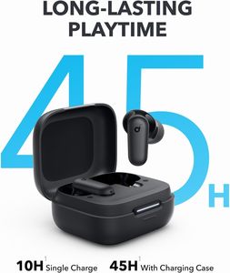 Soundcore P30i de Anker, auriculares 2 en 1 con cancelación de ruido, auriculares inalámbricos inteligentes TWS, <span class=keywords><strong>tiempo</strong></span> de reproducción prolongado con soporte para teléfono. - Product Image 5