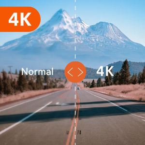 Cámara para Auto WOLFBOX G850 con Pantalla Táctil 4K de 170° de Ángulo Amplio, Delantera y Trasera, Espejo de 12 Pulgadas, GPS, Doble Cámara 4K - Product Image 5