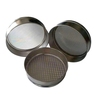 Clogging Smooth Wall Steel Sieving Mesh with Cleaning Accessory for Quartz Sand Particle Sieving and <b>Silica</b> Sand Size - Product Image 5