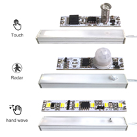 Module de commutation à capteur tactile radar à mémoire CCT à ondes manuelles DC 12V/24V, micro-interrupteurs pour armoires, certifié CE, garantie 2 ans