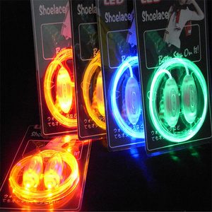 Lacets ronds fluorescents Fête <span class=keywords><strong>la</strong></span> <span class=keywords><strong>nuit</strong></span> cool Lacet lumineux Convient à toutes les chaussures Femme et homme - Product Image 3