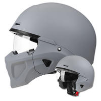 Casque de moto modulaire certifié 3C, mentonnière amovible