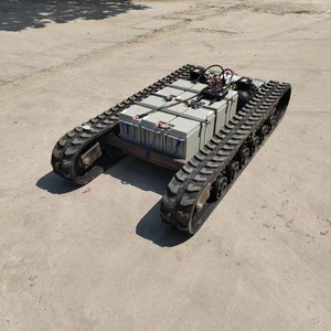 Plateforme robotique de transport à châssis électrique sur chenilles en caoutchouc et acier – Vente en gros - Product Image 2