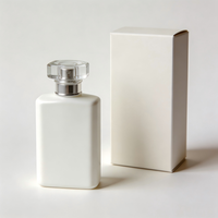 Boîte d'emballage de luxe pour cosmétiques, soins de la peau et parfums, avec logo, en carton rigide écologique, laminage mat imperméable personnalisé