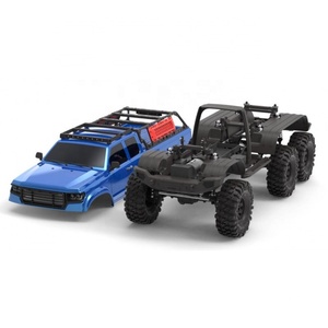CROSSRC EMO AT6 1/10 RC Crawler 6x6 Unimog Camion Militaire à Trois Essieux Portiques 6RM avec Blocage de Différentiel Indépendant, Voiture de Modélisme RTR - Product Image 4