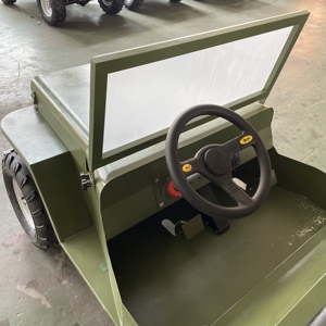 Go Kart Eléctrico Tipo Jeep Willys QIQU de 48V y 500W con Motor de 30 km/h para Parques de Diversiones, Vehículo Todoterreno de 2 Plazas - Product Image 3