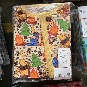 2026 최신 와트낫 대나무 파자마 슬리퍼 캐릭터 프린트 미스터리 박스 즉시 배송 가능 베이비 대나무 지퍼 블라인드 박스 - Product Image 4