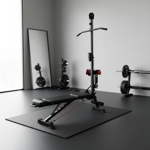 <span class=keywords><strong>Banco</strong></span> de Pesas Ajustable con Accesorio para Polea, Diseño Plegable Inclinable/Declinable para Gimnasio en Casa, Entrenamiento de Fuerza con Mancuernas y Barras para Todo el Cuerpo - Product Image 3