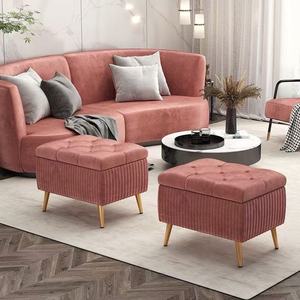 Banco <span class=keywords><strong>de</strong></span> Almacenamiento Minimalista Italiano Tapizado Estilo Plisado, Banco para Zapatos <span class=keywords><strong>de</strong></span> Dormitorio, Otomana <span class=keywords><strong>de</strong></span> Almacenamiento para Fin <span class=keywords><strong>de</strong></span> <span class=keywords><strong>Cama</strong></span>, Banco para Entrada - Product Image 5