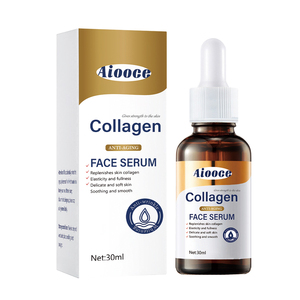 Sérum Visage Aiooce Soin de la <span class=keywords><strong>Peau</strong></span> Éclaircissant Herbal au Collagène, Liftant, Raffermissant, Anti-Rides, Anti-Âge, Hydratation Intense et Nourrissant - Product Image 1