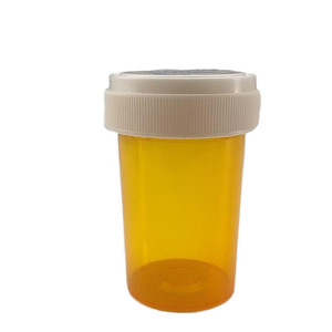 Tùy chỉnh khác nhau thông số kỹ thuật nhựa y tế lọ với Reversible <span class=keywords><strong>cap</strong></span> y tế Pill chai mục đích kép Bìa - Product Image 4