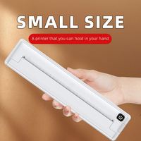 Mini Impresora Térmica Inalámbrica Bluetooth, Tamaño A4, Ideal para Imprimir Fotos, Recibos, Etiquetas, Notas, PDF, Exámenes