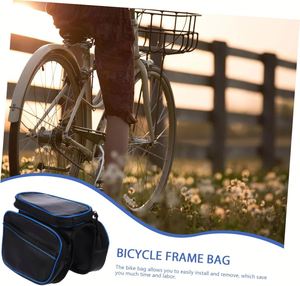 Sac de guidon de vélo multifonctionnel, grande capacité 5L, imperméable, en PU amovible, réglable, flexible, anti-corrosion - Product Image 3