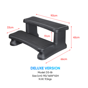 TSPK Tabouret carré anti-dérapant en plastique pour <span class=keywords><strong>spa</strong></span>, pour bain à remous extérieur, antidérapant, au design moderne européen, accessoires pour hôtels - Product Image 3