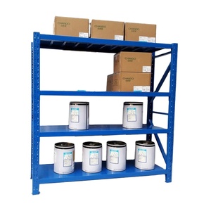 رفوف فولاذية صناعية خفيفة الوزن Q235 بالجملة من المصنع، رفوف تخزين عالية التحمل للمستودعات، معدات تخزين معتمدة بشهادة ISO9001 - Product Image 1