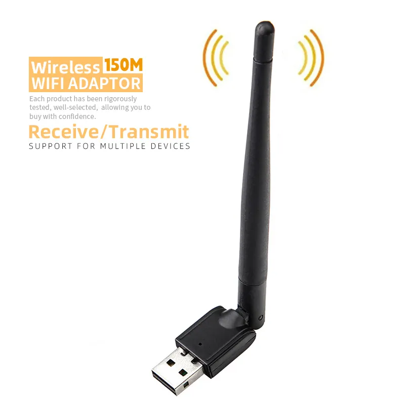 Prodotti popolari Antenna omnidirezionale fissa 2Dbi Mtk Mt7601 Dongle Wifi Usb per Pc Laptop