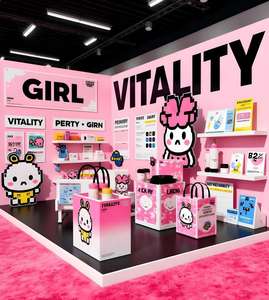 Diseño de Tienda Pop-Up Personalizada para Marcas de Juguetes y Belleza |   Solución de Visual Merchandising Modular y Equipamiento de Quioscos Minoristas Kawaii - Product Image 5