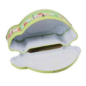 Portamonete in metallo per bambini di alta qualità a forma di auto salvadanaio con serratura e chiavi - Product Image 3