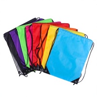 Sac de sport personnalisable en polyester 210D éco-recyclé avec cordon de serrage, dos ergonomique, tendance, promotionnel, pour terrain de football