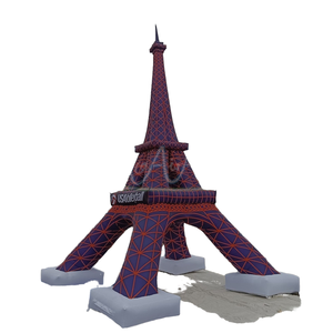 Modelo Inflable de la Torre <span class=keywords><strong>Eiffel</strong></span> de 6 m de Altura, Material Oxford Gigante, Decoración para Fiestas y Eventos Publicitarios, Incluye Inflador de Aire - Product Image 1