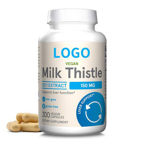 Wriightlife oem חם מכירת חלב גדילן תמצית קפסולות בריאות תוספי מזון 150 מ ג עבור קפסולות 200 - Product Image 1