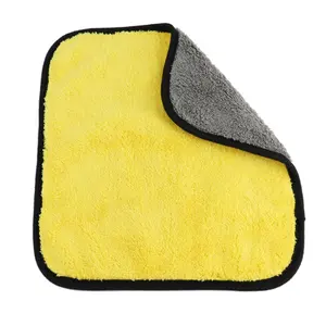 Groothandel Bulk Custom Size 40X40 Microfiber Rpet Schoonmaakdoekje Super Absorberende Microfiber Handdoek Car Cleaning