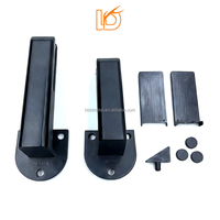 Clip de fixation latérale en acier inoxydable pour garde-corps en verre d'escalier, hauteur 170 mm et 210 mm, pour escalier intérieur