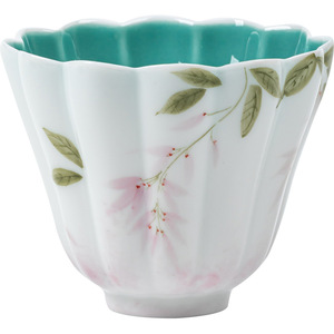 Guanlan Hand Painted Wisteria Porcelain Teacup Irregular Shape Master Cup For Kung Fu <b>Tea</b> <b>Set</b> Afternoon <b>Tea</b> - Product Image 5