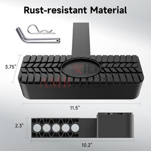 AMBITION Arka Tampon Koruyucu Çeki Demiri Basamağı Kaymaz Römork Çekme Aparatı SUV Pikap Arka Koruma - Product Image 2