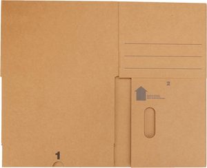 In Stock Heavy-Duty <strong>Cardboard</strong> Moving And Office <strong>Storage</strong> <strong>Boxes</strong> With Reinforced Handles Removable Lid For Packing Filing Archiving - Product Image 3