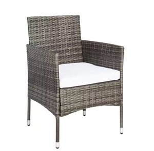 Set Divano da Esterno Moderno in Metallo e Rattan PE, Impermeabile, Pieghevole, Comodo, 4 Posti, <span class=keywords><strong>per</strong></span> Cortile e <span class=keywords><strong>Giardino</strong></span> - Product Image 5