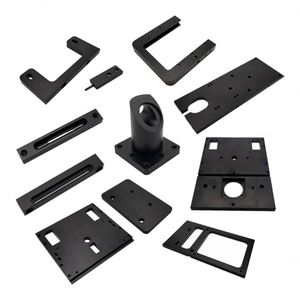 Perfiles de Aluminio Anodizado Negro para la Industria CNC, Producción de Aluminio, Piezas Metálicas Personalizadas, Fresado CNC, Pieza CNC de Aluminio - Product Image 1