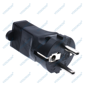 Đức pháp Cee 7/7 du lịch cắm điện <span class=keywords><strong>adapter</strong></span> (Loại C) USA NEMA 5-15r receptacle để EU Schuko điện chuyển đổi 16A <span class=keywords><strong>250V</strong></span> indust - Product Image 4