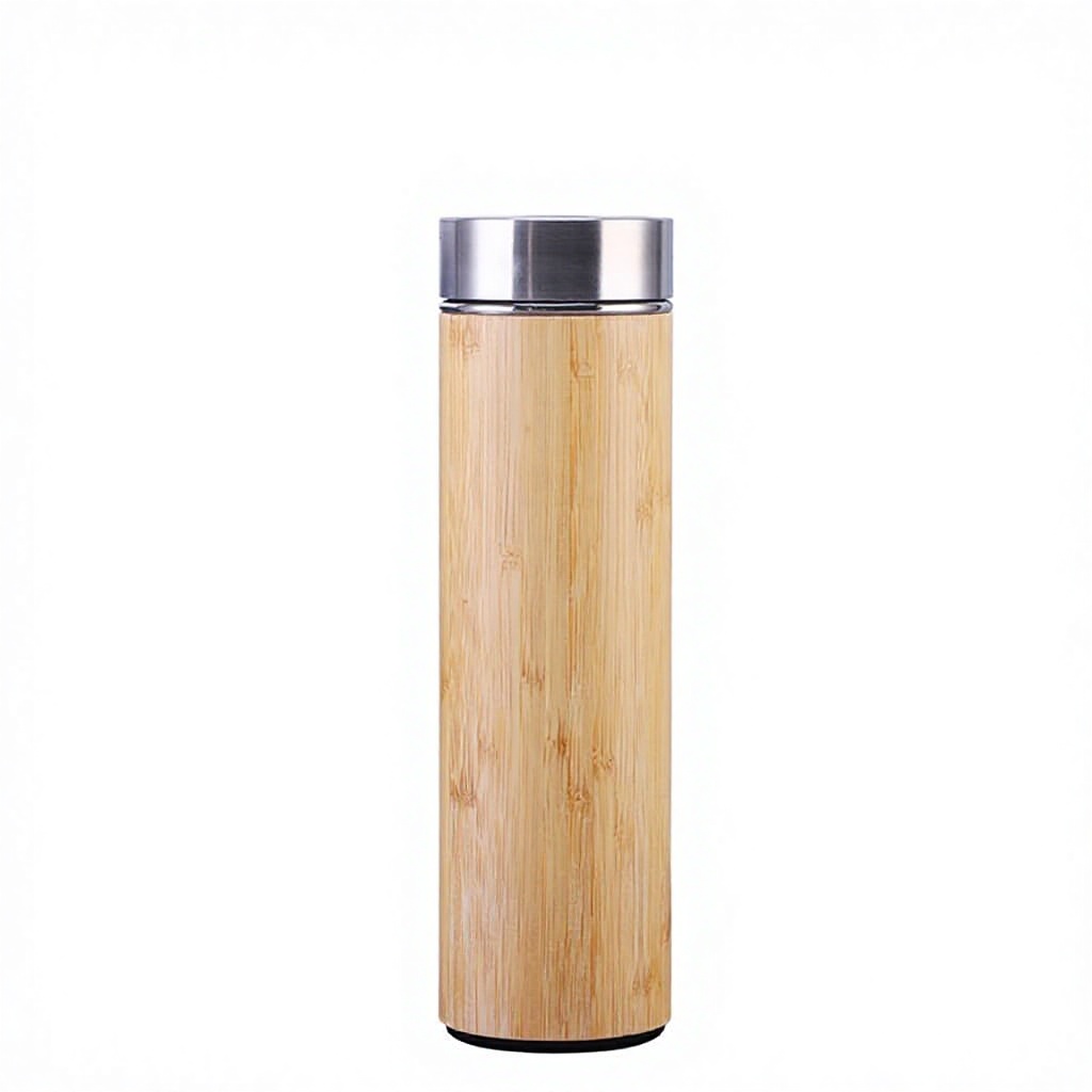 Wood color-500ml straight cup