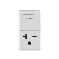 Protecteur de tension 15A 220V avec retard de 3 minutes, protection contre les surtensions, prise universelle, protecteur de surtension 198V-245V